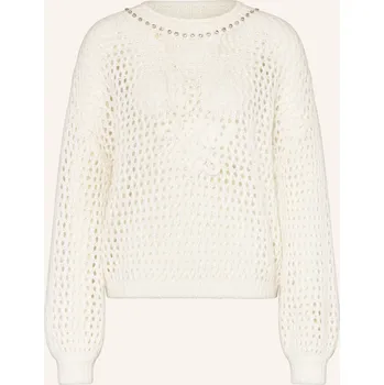 Dámský svetr Liu Jo Dámský Svetr S Ozdobnými Kamínky, bílá, 40