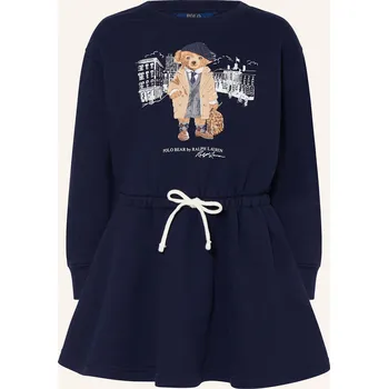 Dámské šaty Polo Ralph Lauren Dívčí Mikinové Šaty, tmavě modrá, 98