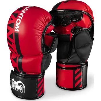 Boxerské rukavice PHANTOM Sparring rukavice APEX Sparring - červené - PHMMAG2728 Velikosti: S/M