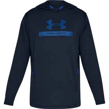 Pánská mikina Pánská mikina UNDER ARMOUR MK-1 Terry Graphic Hoodie - modrá - 1320666-408 Velikosti: XL