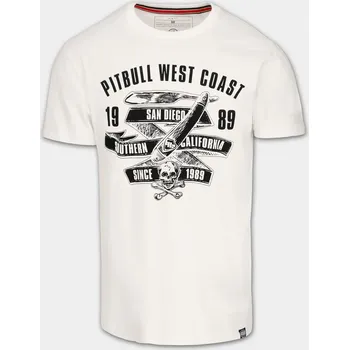 Pánská móda PitBull West Coast Triko OLDSCHOOL RAZOR - bílé - PWC_PTOLDRAZOR_WHT Velikosti: XL