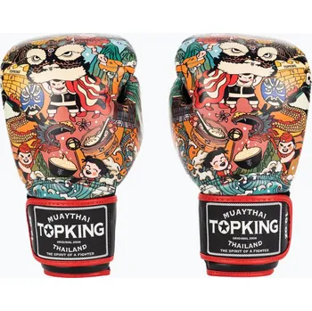 Boxerské rukavice Boxerské rukavice TOP KING TKBGCT-2C2 - CHinese culture - TKBGCT-2C2 Velikosti: 16 oz
