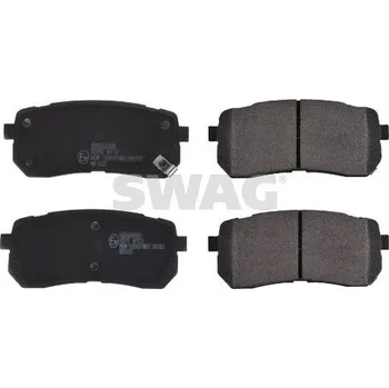 Brzdová destička Sada brzdových destiček, kotoučová brzda SWAG 33 10 6543