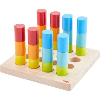 Hračka pro nejmenší Stohovací motorická hra s válečky