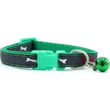 Obojek pro psa Kostička – rozlišovací obojek pro štěně Barva: Zelená