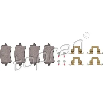 Brzdová destička Sada brzdových destiček, kotoučová brzda TOPRAN 112 171