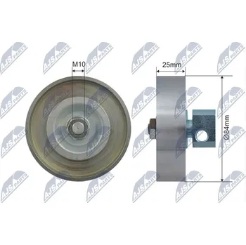 Napínací kladka, žebrovaný klínový řemen NTY RNK-NS-042