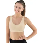 Dámská podprsenka s vycpávkami, bez kostice, bezešvé, jednobarevné Eco Bamboo 07014P - tělová - XL/XXL