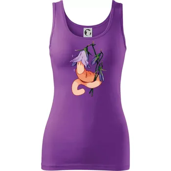 Žížala a zvonek (Alexis Citrine) - Dámské tílko - XS ( Fialová )