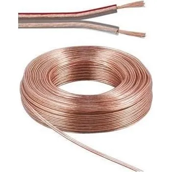 Kabel do PC PremiumCord Kabely na propojení reprosoustav 100% CU měď 2x 0,75mm 10m