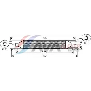 Chladič motoru Chladič turba AVA Clever Choice OLA4420