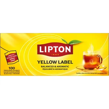 Čaj Lipton Yellow Label 25 sáčků