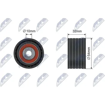 Vratná/vodicí kladka, ozubený řemen NTY RNK-RE-044