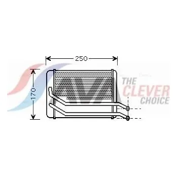 Výměník tepla, vnitřní vytápění AVA COOLING SYSTEMS HY6118