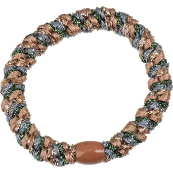 BON DEP Gumička do vlasů Kknekki "Mix Army Nougat Glitter"