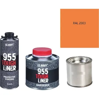 Autolak HB BODY 955 RAPTOR tough liner - 2k polyuretan textura set/báze + tužidlo + barva /RAL 2003 900ml