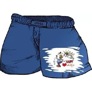 Trenýrky Trenýrky- Valentýn - M černá