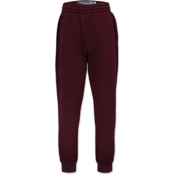 PitBull West Coast - pánské tepláky HATTON burgundy XL