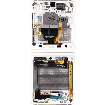 LCD display + dotyk pro Samsung Galaxy Z Flip3 5G, cream