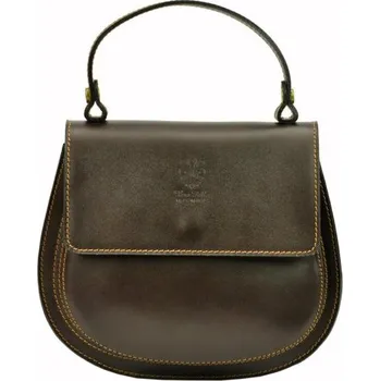 Kabelka Kožená kabelka Gregorio 511 - tmavě hnědá