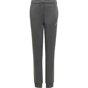 adidas Closed Hem Poly Tracksuit Joggers Grey/Olive 11-12 Years