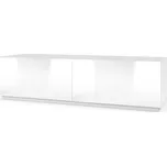 RTV stolek LIVO 160 bílá lesk DOPRODEJ*