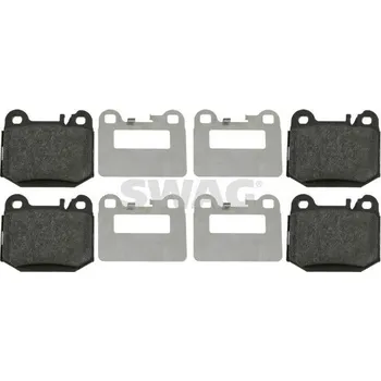 Brzdová destička Sada brzdových destiček, kotoučová brzda SWAG 10 91 6437