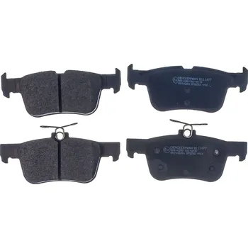 Brzdová destička Sada brzdových destiček, kotoučová brzda DENCKERMANN B111477