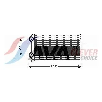 Výměník tepla Výměník tepla, vnitřní vytápění AVA COOLING SYSTEMS RTA6439