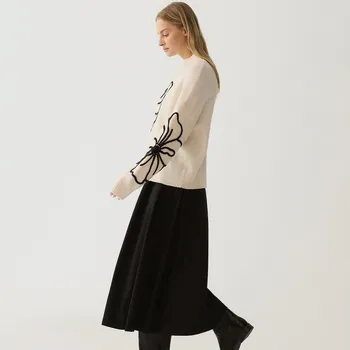 Dámská sukně Reserved - Midi sukně s páskem - černý - 239CZ-99X - 239CZ-99X-M-2