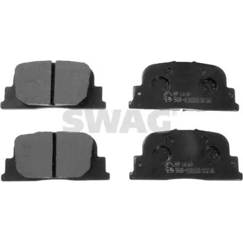 Brzdová destička Sada brzdových destiček, kotoučová brzda SWAG 33 10 6372