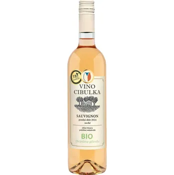 Víno Vino Cibulka BIO Sauvignon 2024 pozdní sběr
