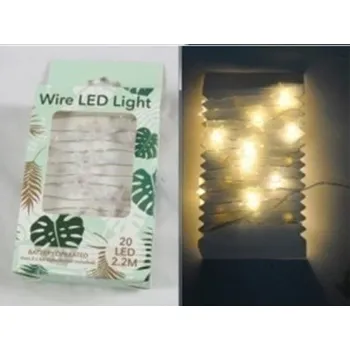 Vánoční dekorace Světelný LED řetěz, 20 LED/220 cm - Hvězdy