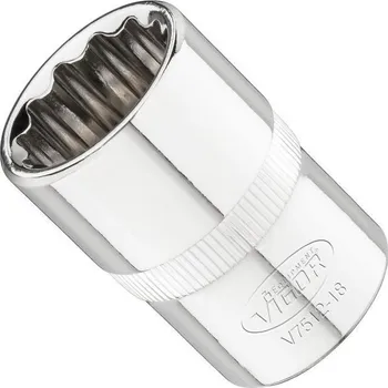 Gola hlavice Vigor V7512-18 Nástrčná hlavice dvojitý šestihran 18mm 1/2"