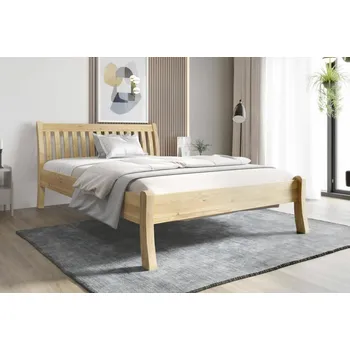 Postel Dřevěná postel z masivu borovice Nordica 180 x 200 cm