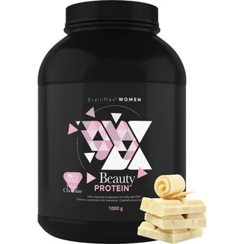 Protein BrainMax Women Beauty Protein 1000 g bílá čokoláda