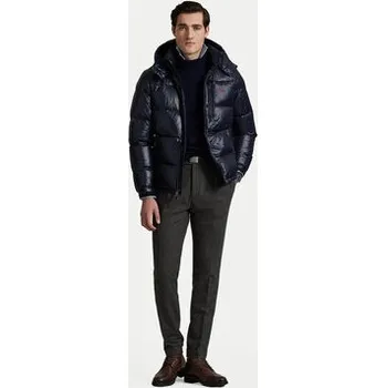 Pánská větrovka Polo Ralph Lauren Vatovaná bunda 710968281002 Tmavomodrá Regular Fit XL