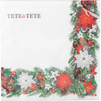 Papírový ubrousek Ubrousky 20ks Spruce Frame 33x33 cm