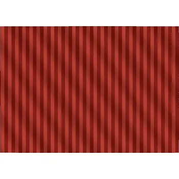 Balící papír Vánoční dárkový papír role metalický 1,5m / 70cm - Červené pruhy