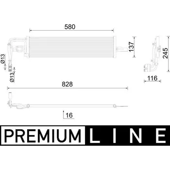 Chladič motoru Chladič oleje, automatická převodovka MAHLE CLC 290 000P