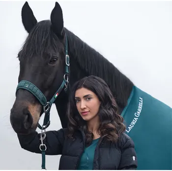 Deka pro koně Fleece deka Livigno Lauria Garrelli zelená 165