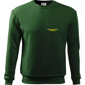 Kriminalistický technik - Mikina Essential dětská - 146 cm/10 let ( Lahvově zelená )