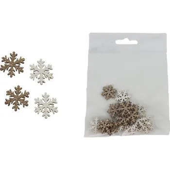 Vánoční dekorace Dekorační vločka, 16 ks D5894