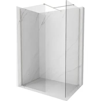 Mexen Kioto-X sprchová stěna Walk-in 120 x 70 cm, transparentní 10 mm, kartáčovaný nikl - 800-120-202-97-00-070-X Sprchové stěny