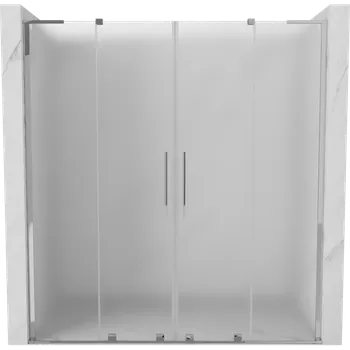 Sprchové dveře Mexen Velar L Duo sprchové dveře posuvné 200 cm, matné, chrom - 871-200-003-32-01 Sprchové dveře