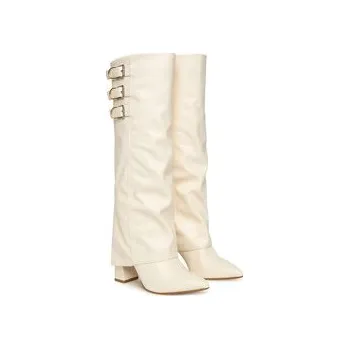 Dámské kozačky Kozačky Guess FLFGAR ELE11 Écru 36