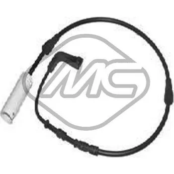 Brzdová destička Výstražný kontakt, opotřebení obložení METALCAUCHO 02082