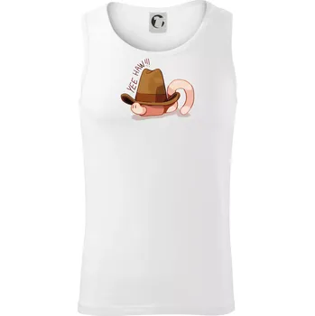 Žížala cowboy (Alexis Citrine) - Tílko pánské Core - L ( Bílá )