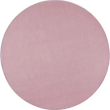 Koberec Kusový koberec Nasty 104446 Light-Rose kruh 200x200 (průměr) kruh cm