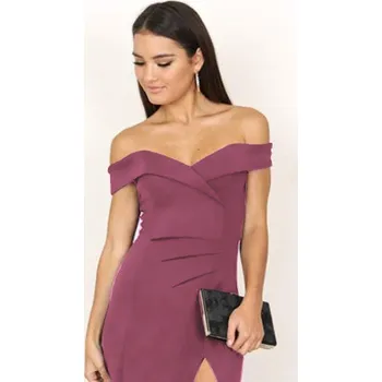 Dámské šaty TopMode Krátké společenské šaty s rozparkem 774875